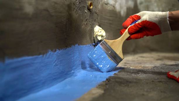 Commercial Basement Waterproofing project at a Andale, KS business property by SJ Waterproofing Pros